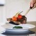 Bizanzzio Stainless Steel & Silicone Extra Large Turner in Black Heat Resistant 440 Degrees. - B010OBLU12